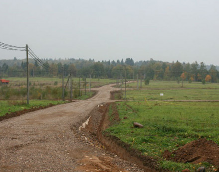 Дорога в поселок Морозовский уезд