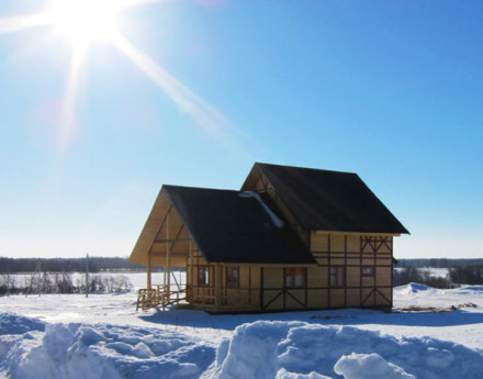 Готовый дом в поселке Солнечная поляна