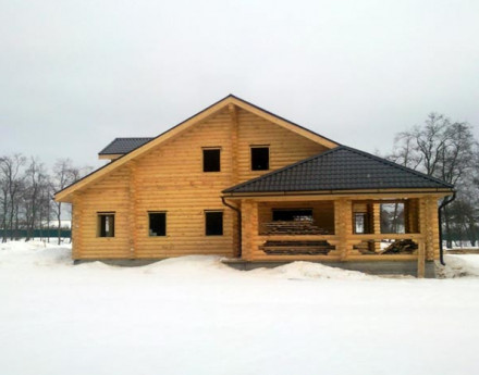 Строительство дома в поселке Славенка