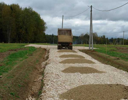 Дорога в поселок Коськово