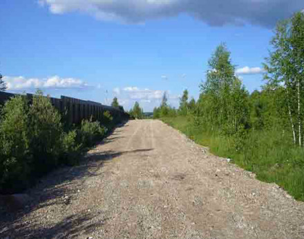 Дорога в поселок Николины сады