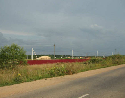 Дорога в поселок Рябинка