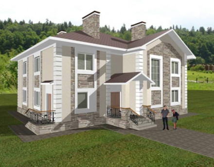 Дома в поселке Приозерье