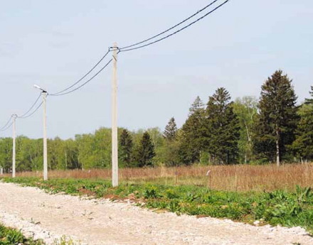 Дорога в поселок Бор удач