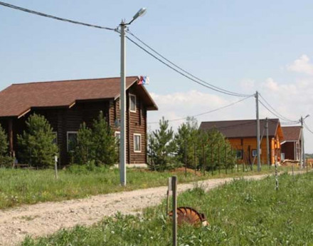 Дома в поселке Андрейково