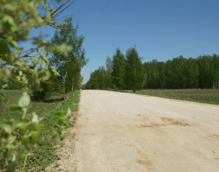 Дорога к поселку Аркашино
