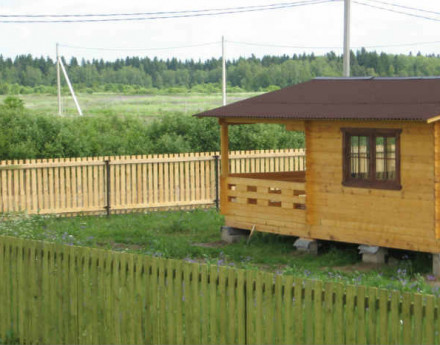 Строительство в поселке Рябинка