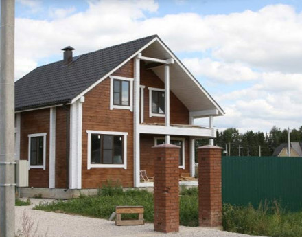 Строительство дома в поселке Солнечная слобода