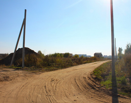 Дорога в поселок Раменье