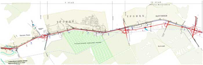 План реконструкции Калужского шоссе